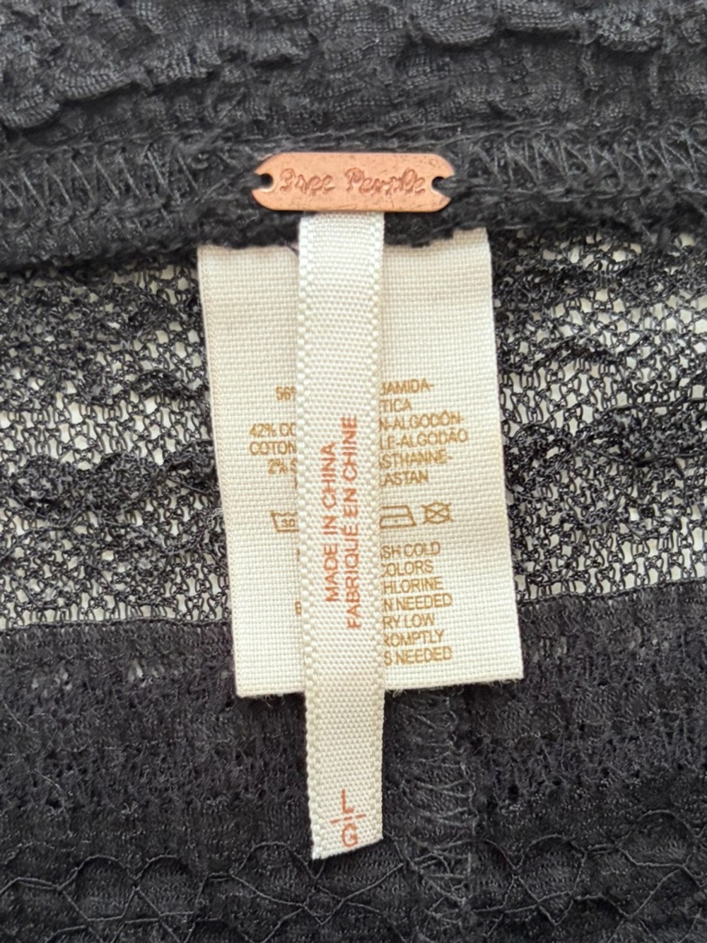 Free People Black Textured Ruffle Leggings - Picture 6 of 13